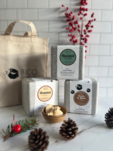 helado de navidad de bico de xeado galicia
