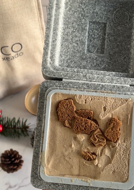 helado de navidad de bico de xeado