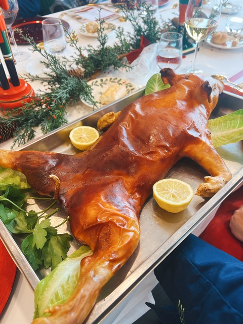 cochinillo preparado para llevar