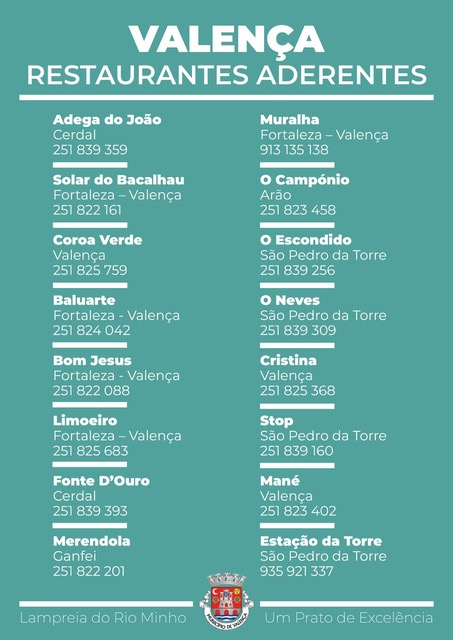 donde comer lamprea en portugal